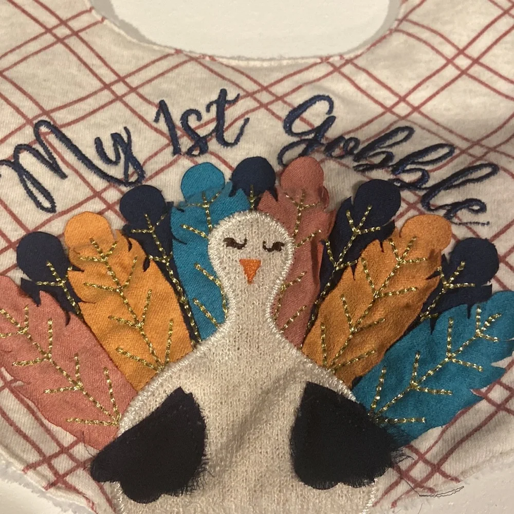 Mud Pie My 1st Gobble bib